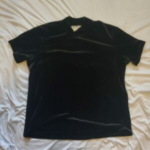 Vintage 90s velvet short sleeve tee